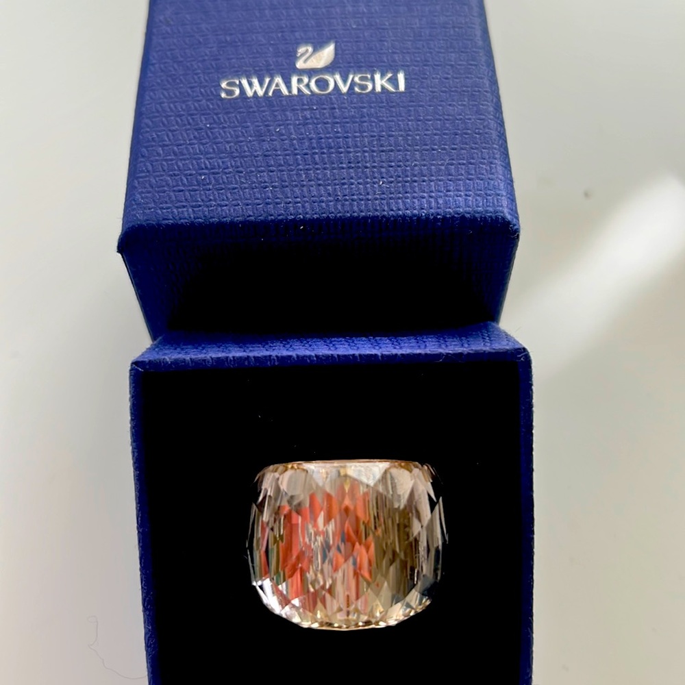 Swarovski Cocktail Ring - Rose Gold